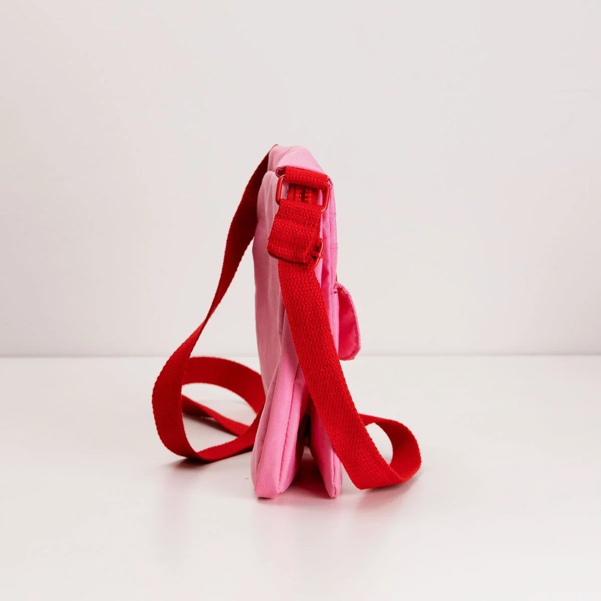 Bolsinha Crossbody Rosa e Vermelha ÚNICO 3