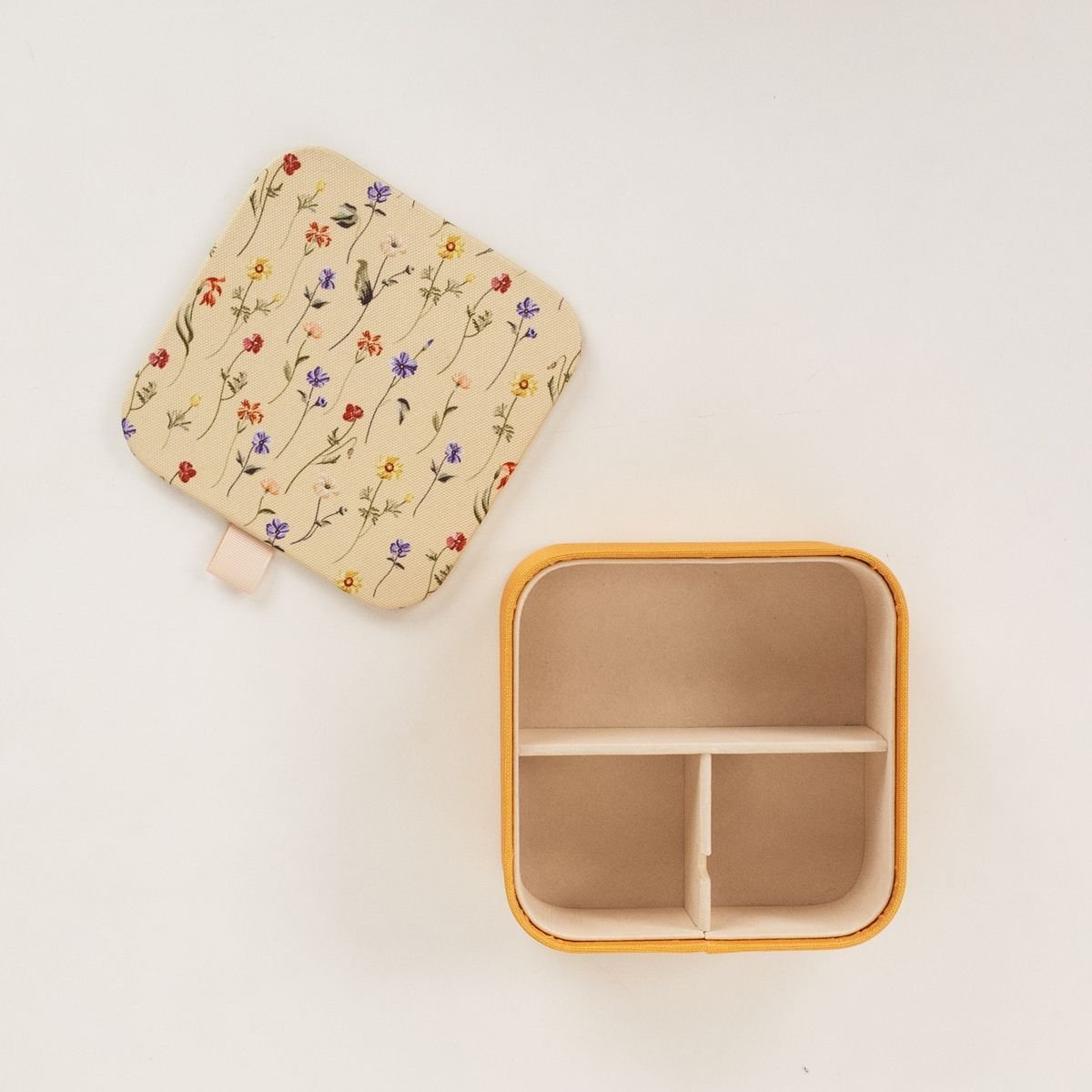 Porta Bijoux Botânica Amarelo 3