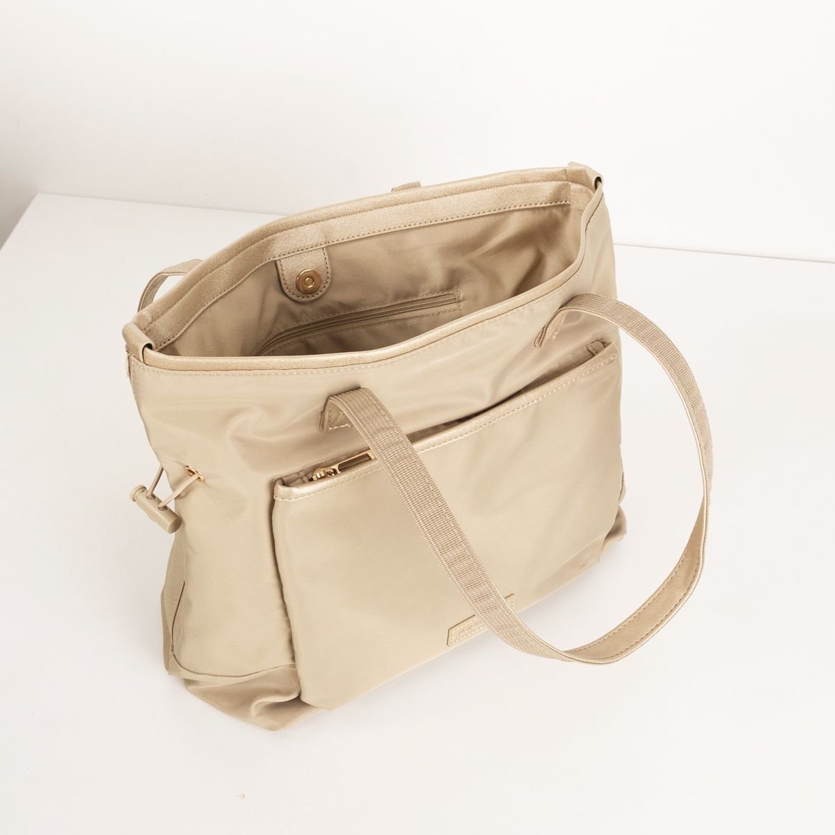 Bolsa Todo Dia Clara Bege 5
