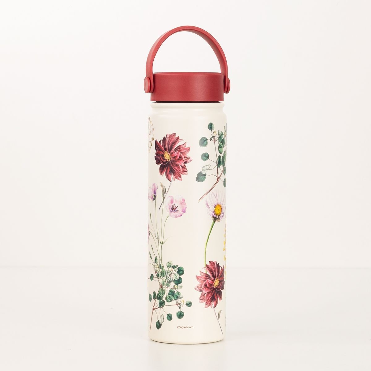 Garrafa Térmica Com Alça Botânica Branco 1