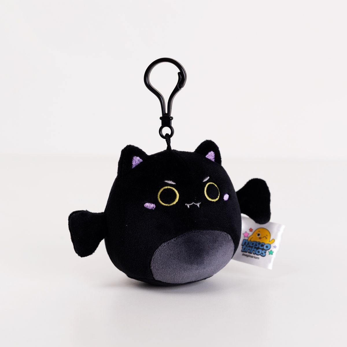 Chaveiro Pelúcia Morceguito Preto 2