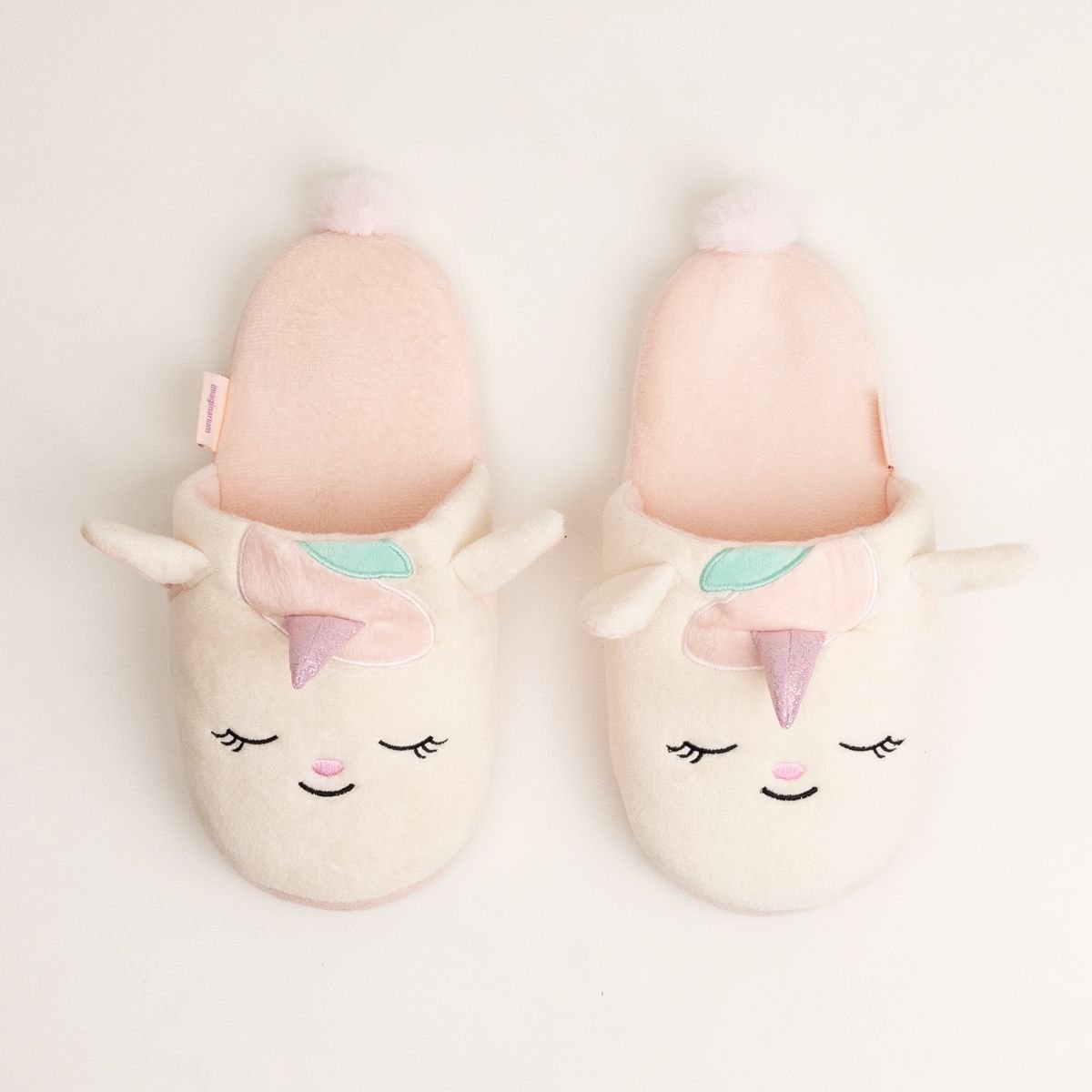Pantufa Unicórnio Aurora Rosa 2