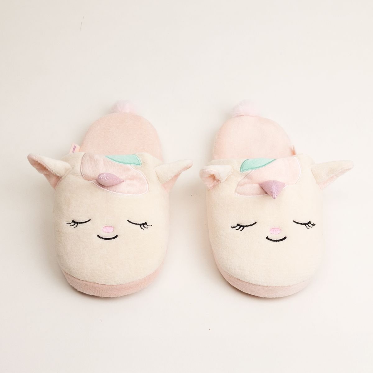 Pantufa Unicórnio Aurora Rosa 5