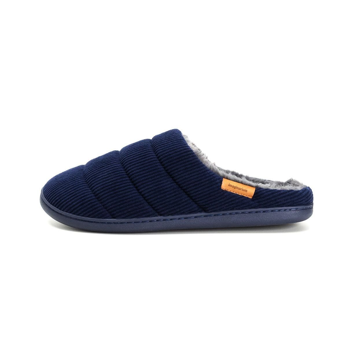 Pantufa Masculina Sola Emborrachada Azul Azul 3