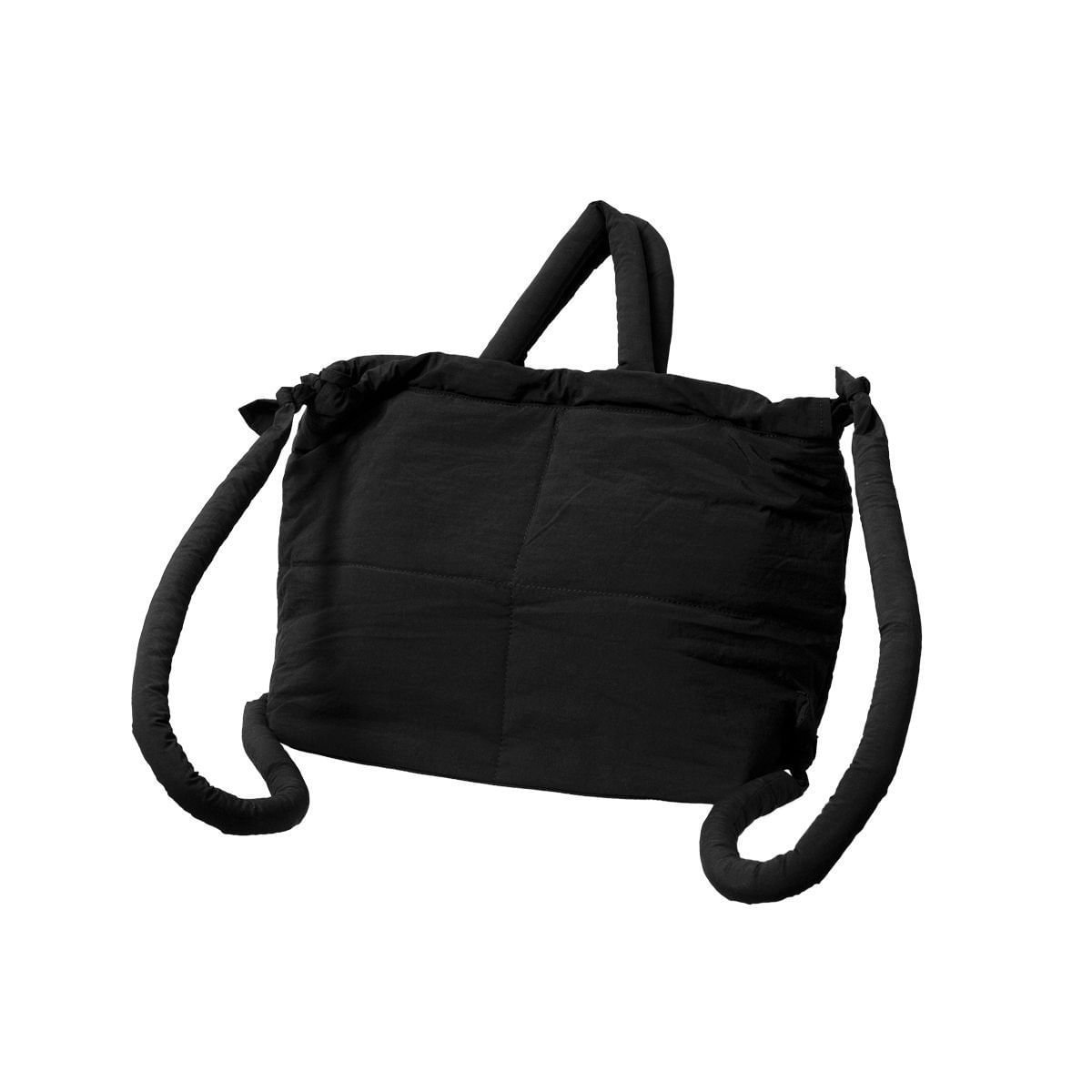 Bolsa Puffer Preta Preto 2