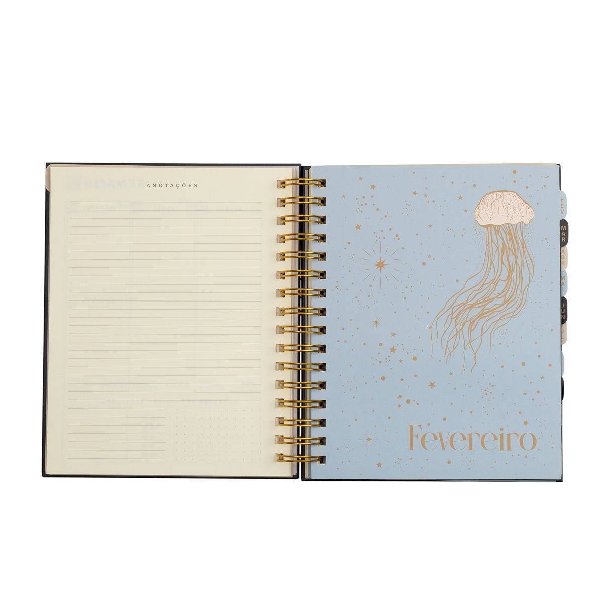 Planner Permanente Celestial Preto 3