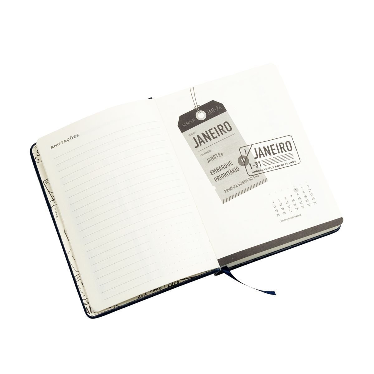 Agenda Fun Passaporte Azul 3