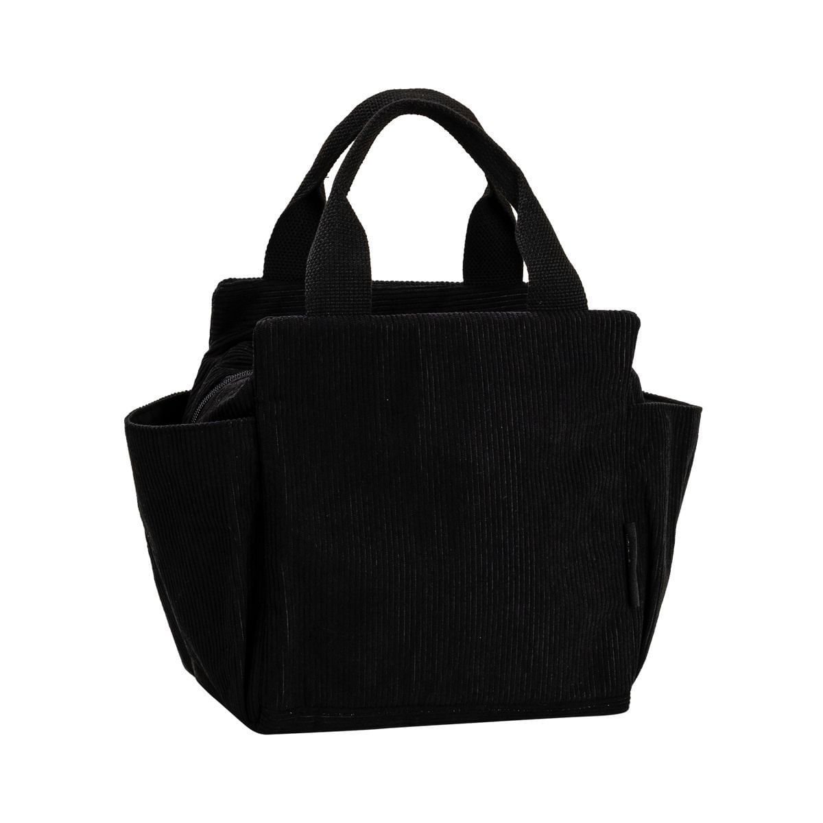 Bolsa Térmica Cotelê Preto