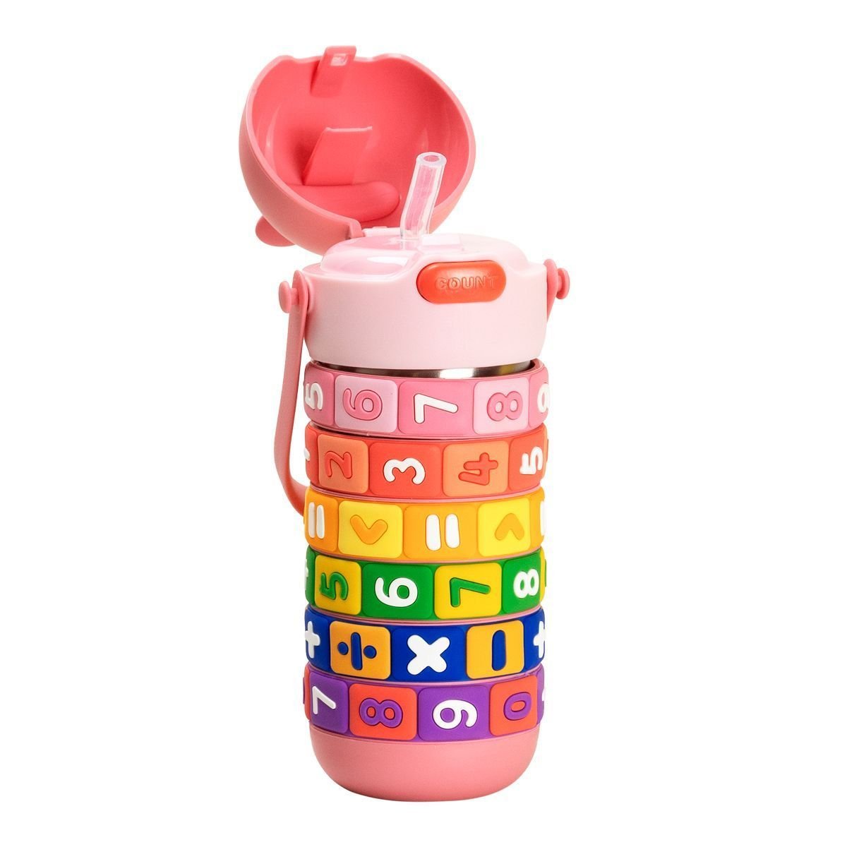 Garrafa Térmica Calculadora Rosa Rosa 2