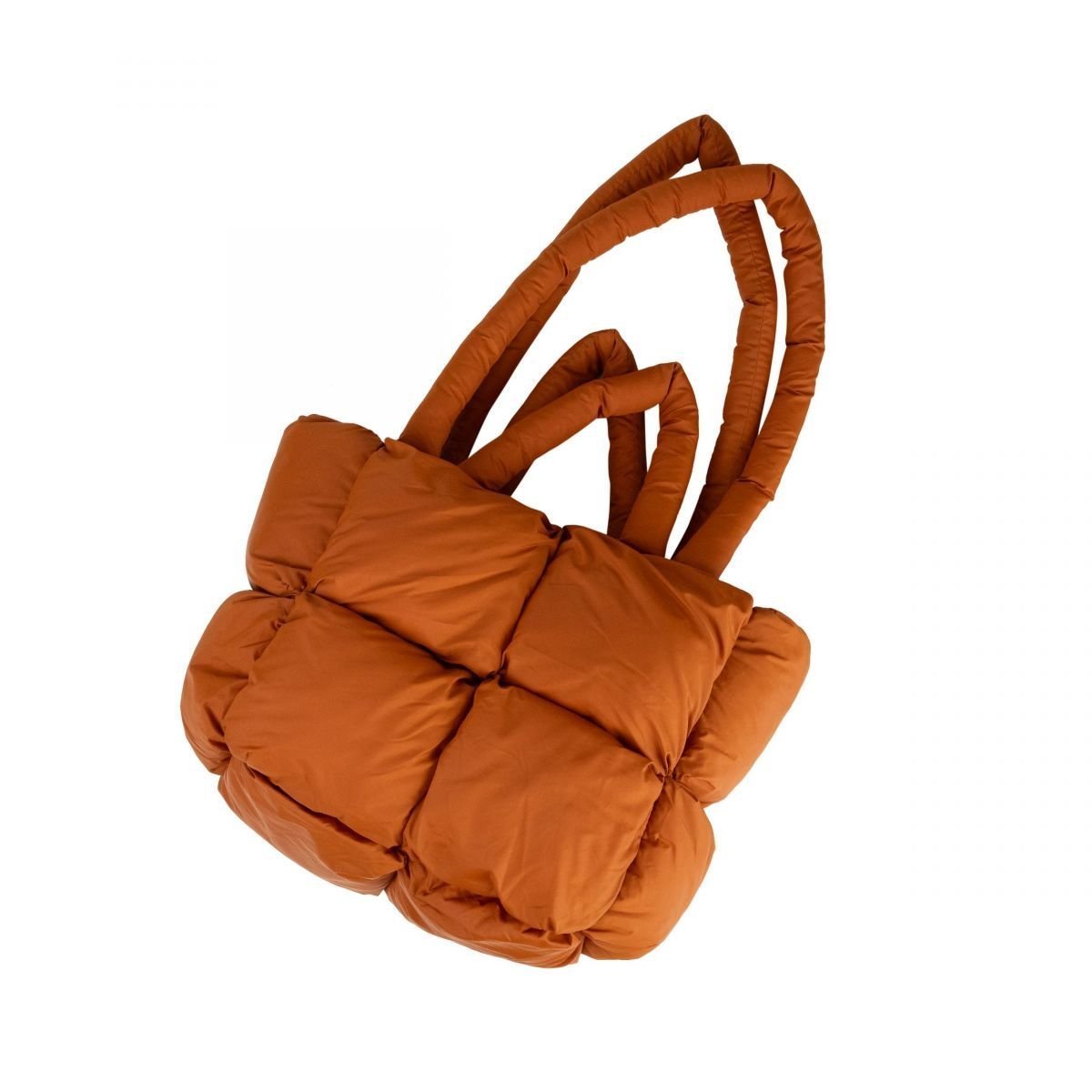 Bolsa Puffer Alças Marrom Marrom 3