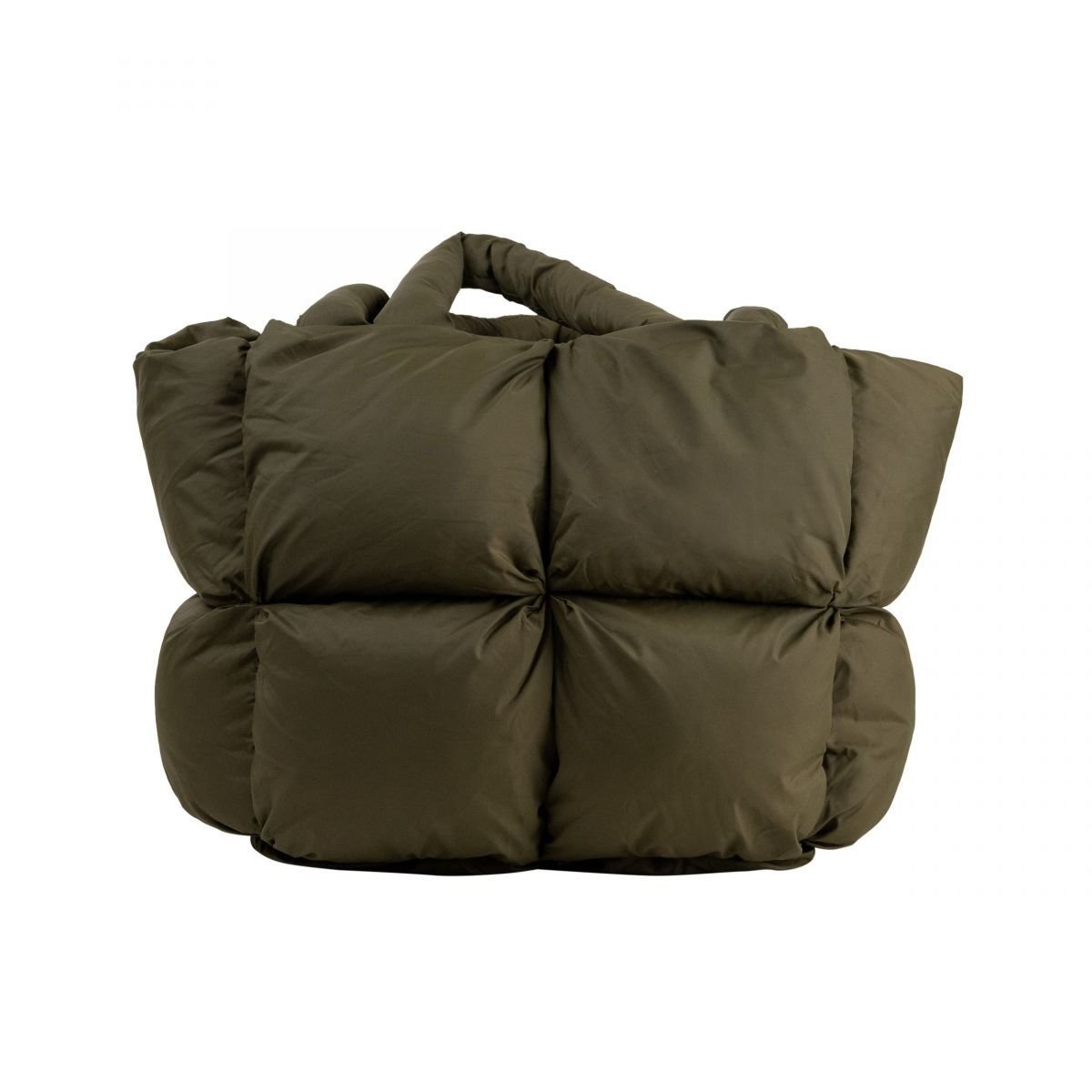 Bolsa Puffer Alças Verde Escura