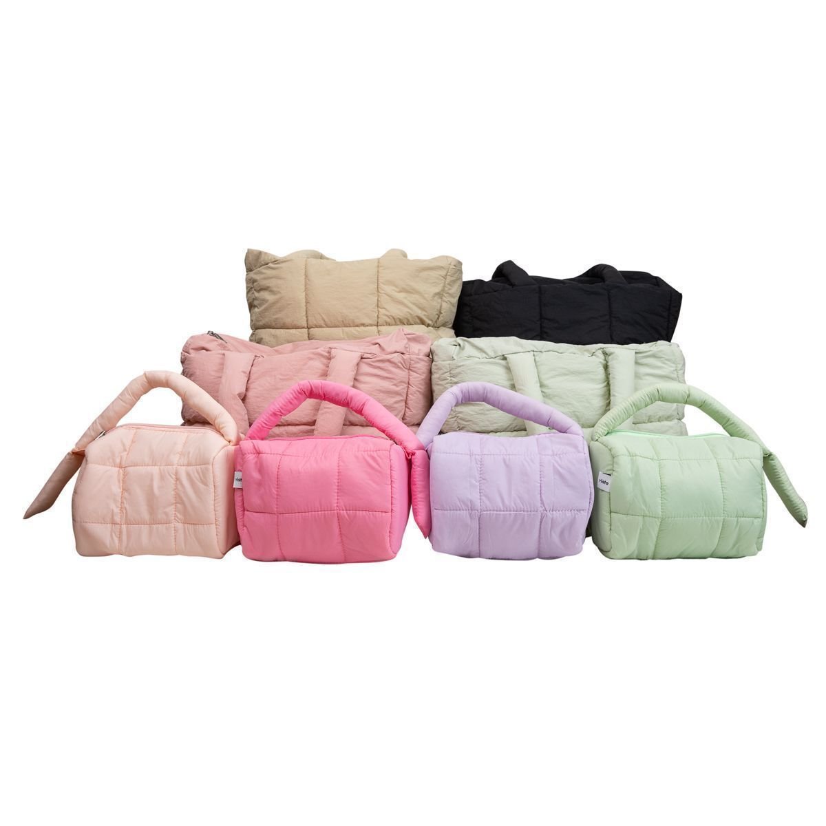 Bolsa Puffer M Rosa Rosa 4