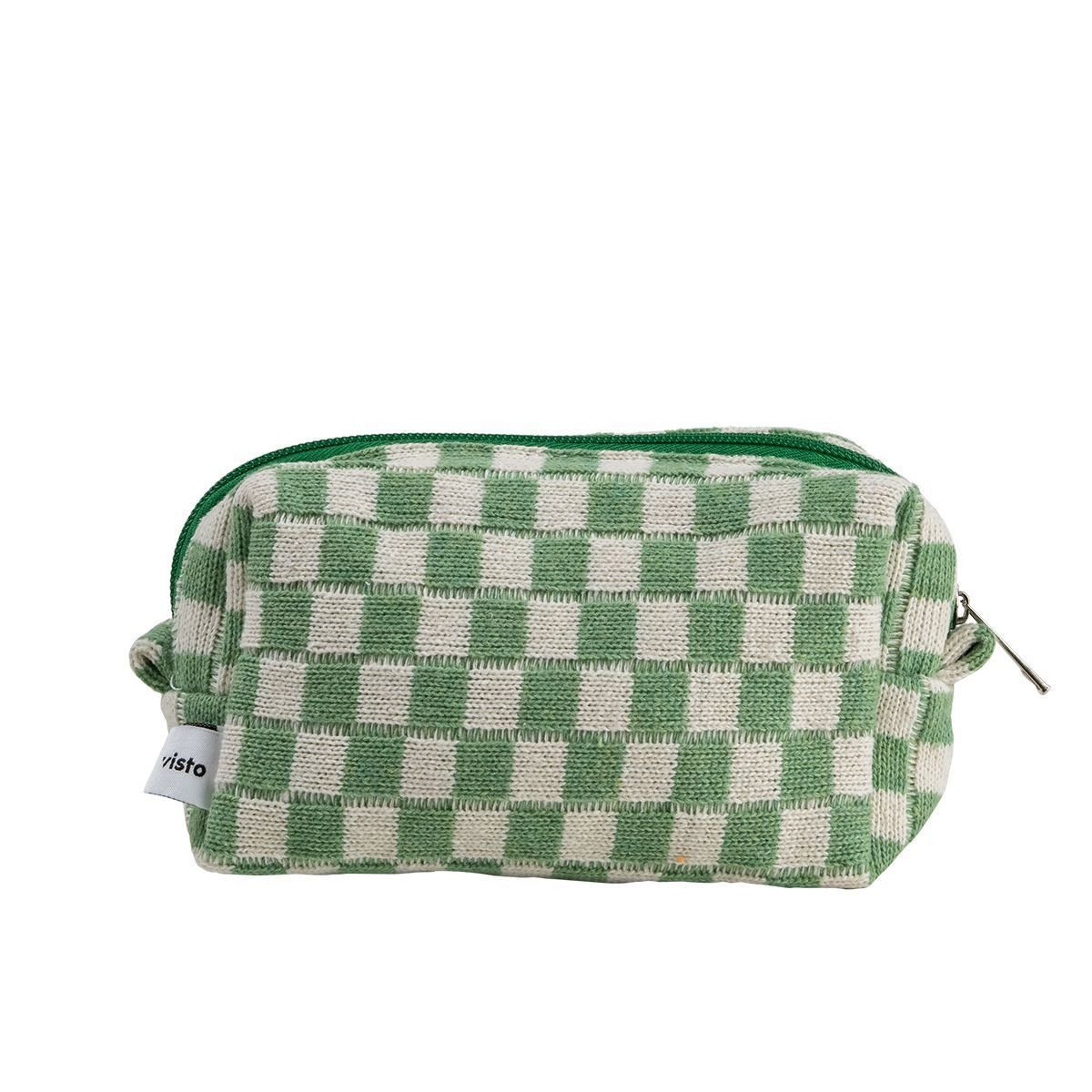 Necessaire Xadrez Verde M