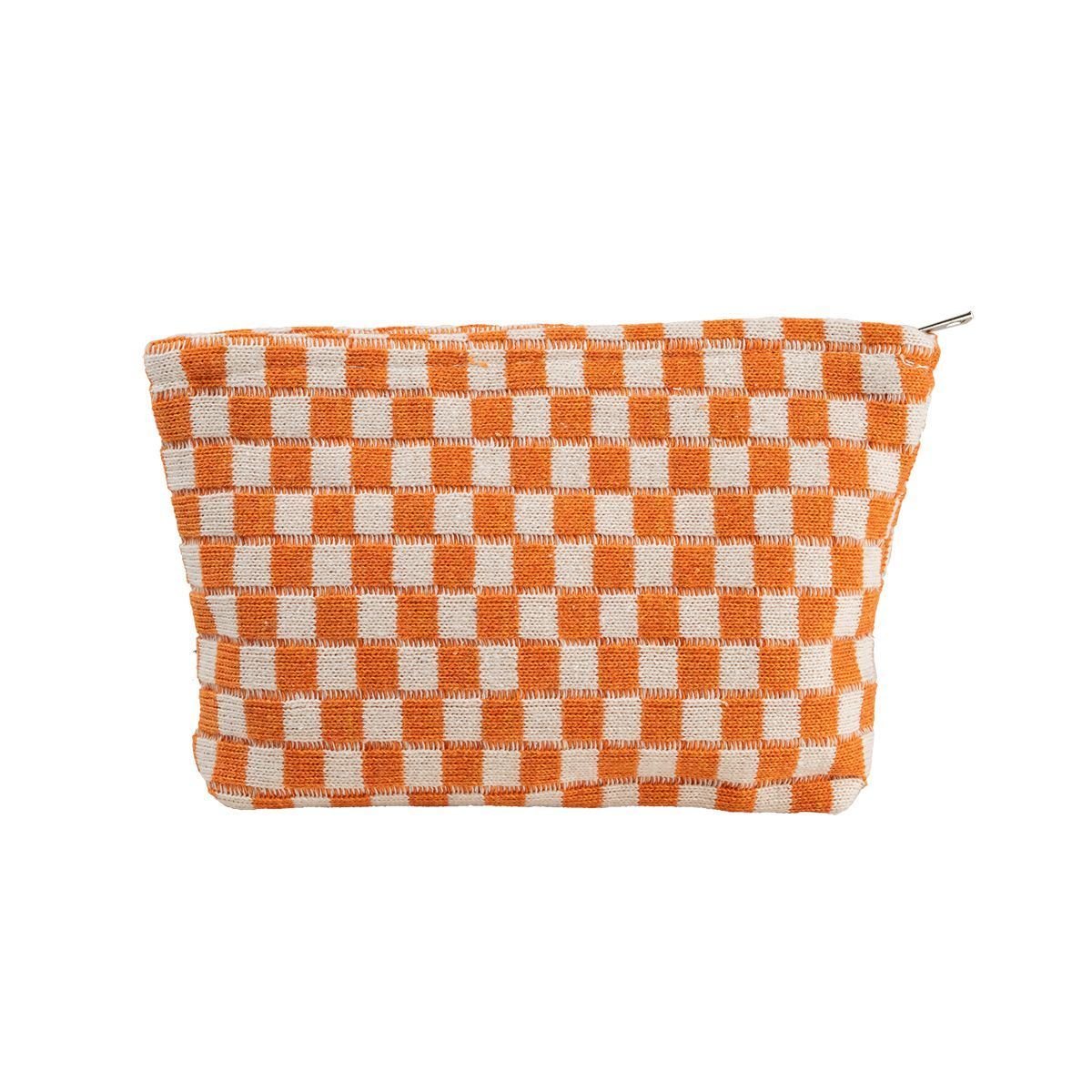 Necessaire Xadrez Laranja G