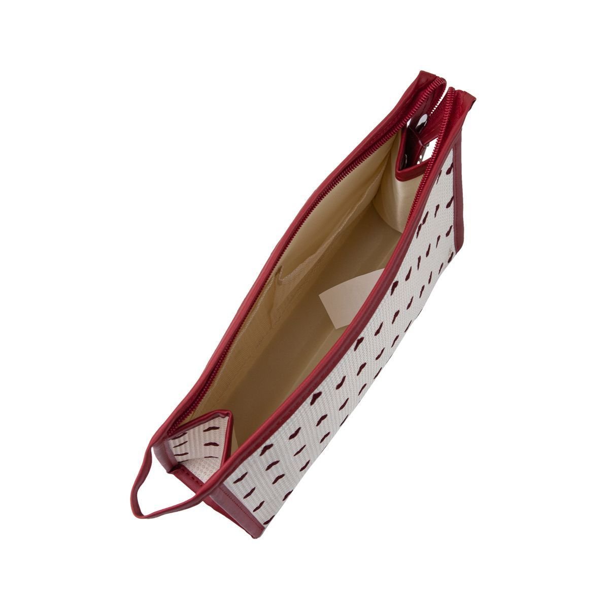 Necessaire Básica Coração Branco/Vermelho 4