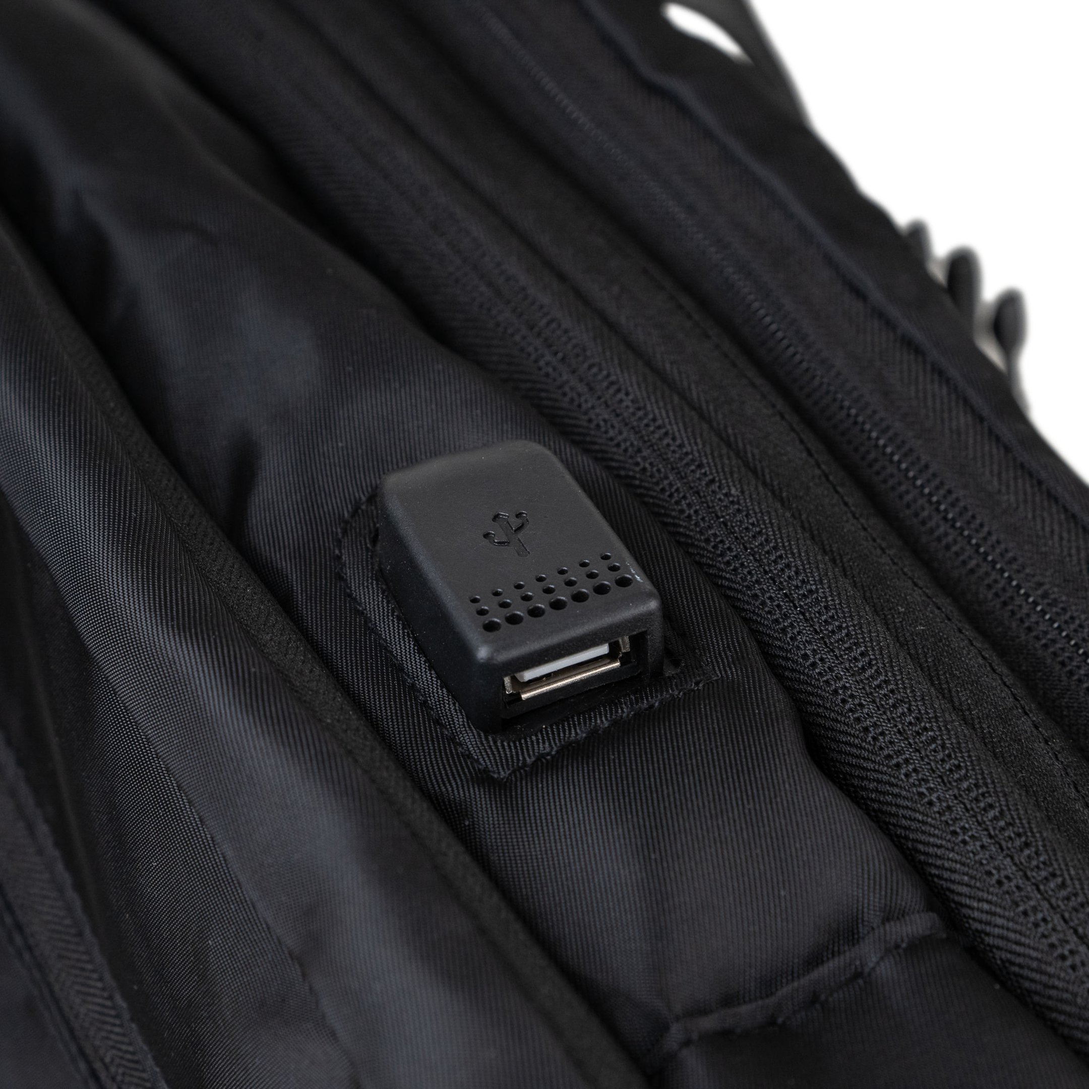 Mochila Expansível Viagem Preta Preto 9