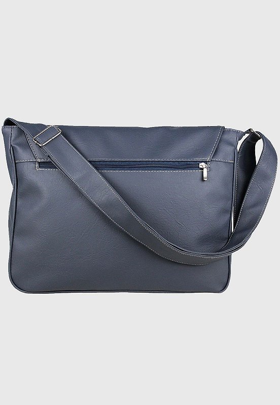 Pasta Carteiro Lennas Transversal Masculina Feminina Azul L022 Azul 4