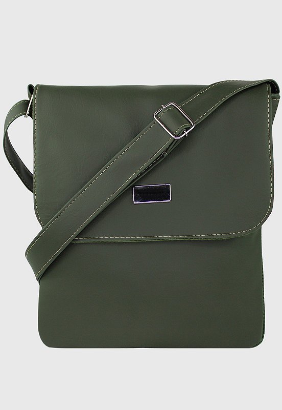 Lennas Bolsa Transversal Feminina Masculina Verde L012 Verde 1