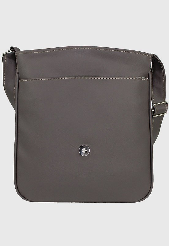 Lennas Bolsa Transversal Media Masculina Feminina Cinza L023 Cinza 4