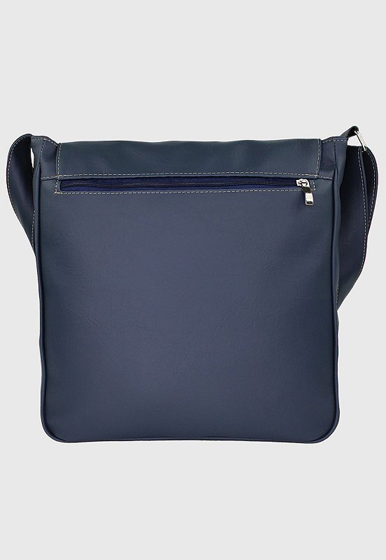 Bolsa Pasta Lennas Transversal Masculina Feminina Azul L045 Azul 3