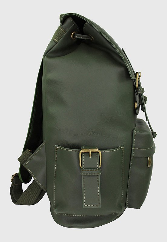 Lennas Mochila Executiva Vintage Tamanho Grande Comporta Notebook Verde 085 Verde 3