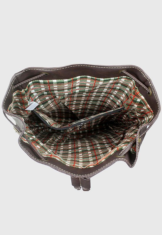 Lennas Mochila Executiva Vintage Tamanho Grande Comporta Notebook Marrom 085 Marrom 5