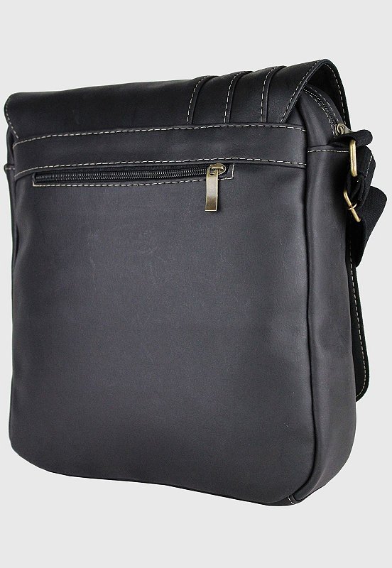 Lennas Bolsa Transversal Tiracolo Material Sintetico Preta L096 Preto 3