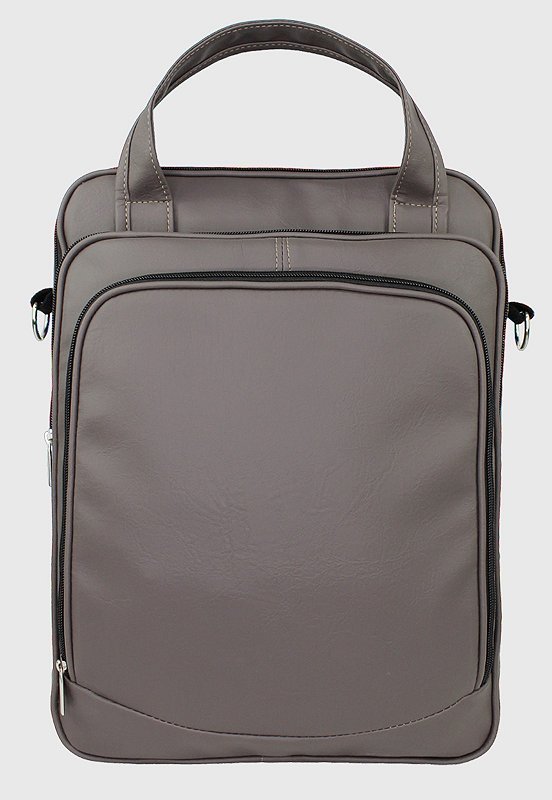 Lennas Bolsa Mochila Pasta Transversal Material Sintetico Cinza A001 Cinza 2