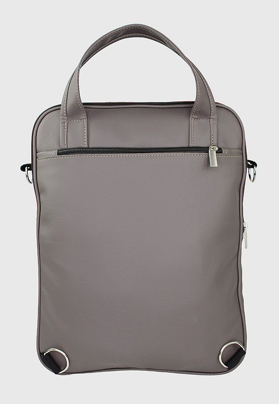 Lennas Bolsa Mochila Pasta Transversal Material Sintetico Cinza A001 Cinza 5