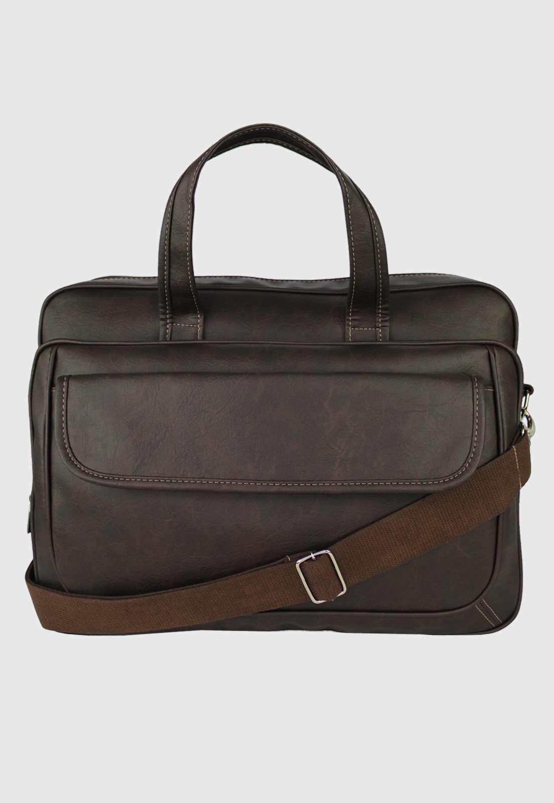 Lennas Bolsa de Mao Pasta Transversal Executiva para Notebook Marrom A013 Marrom 1
