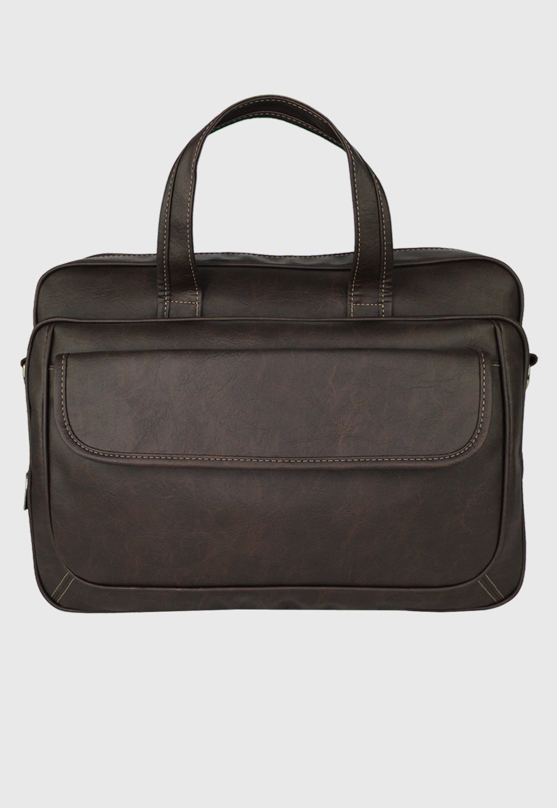 Lennas Bolsa de Mao Pasta Transversal Executiva para Notebook Marrom A013 Marrom 3