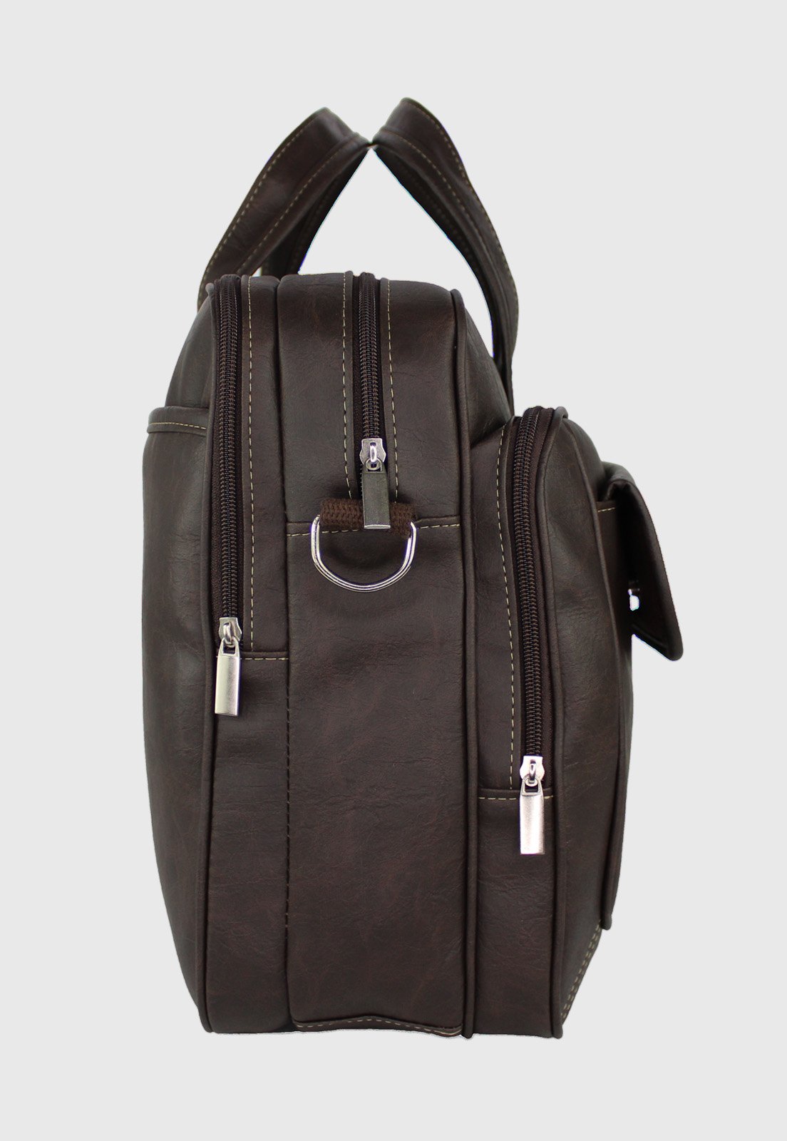 Lennas Bolsa de Mao Pasta Transversal Executiva para Notebook Marrom A013 Marrom 5