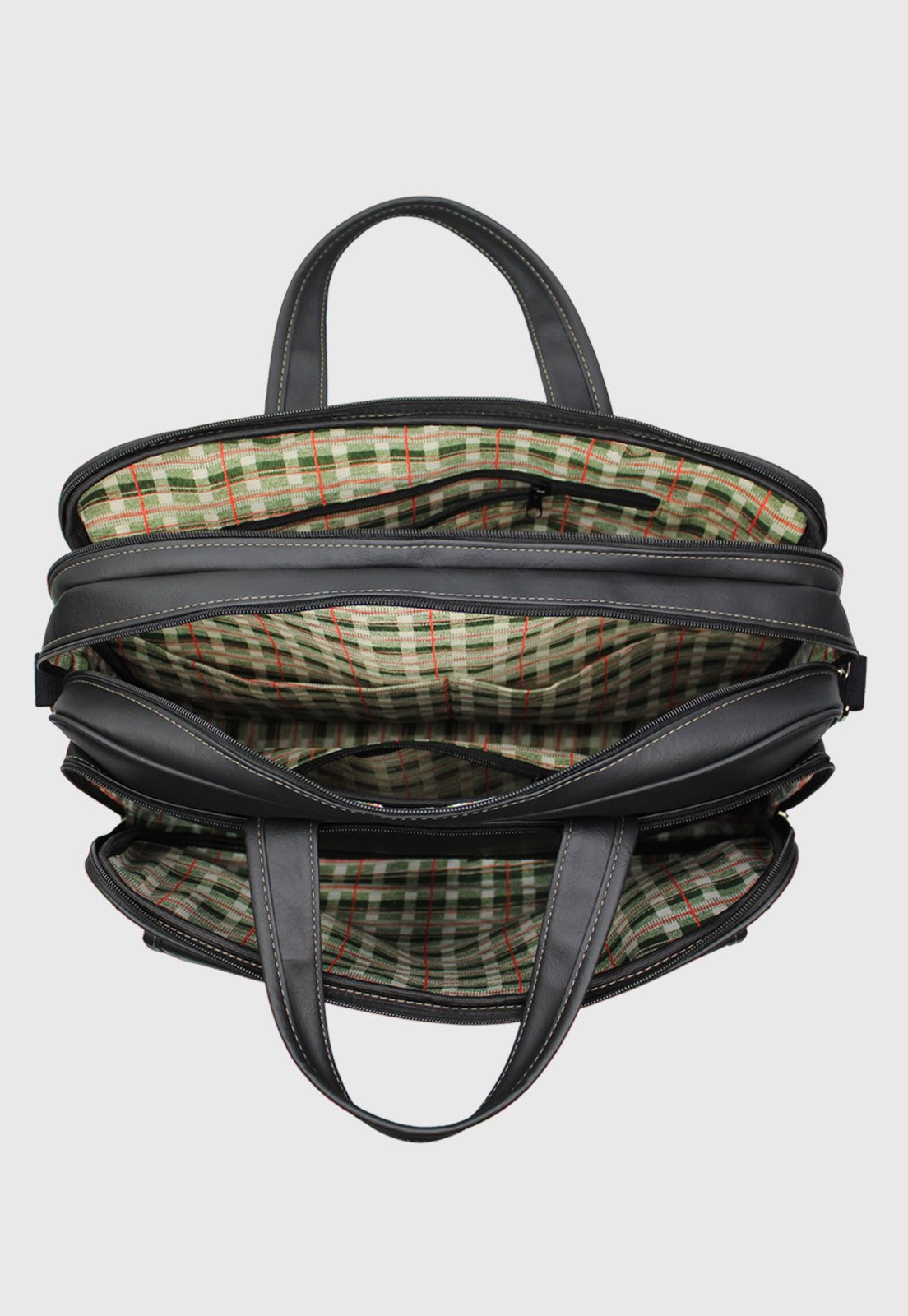 Lennas Bolsa de Mao Pasta Transversal Executiva para Notebook Preta A013 Preto 7