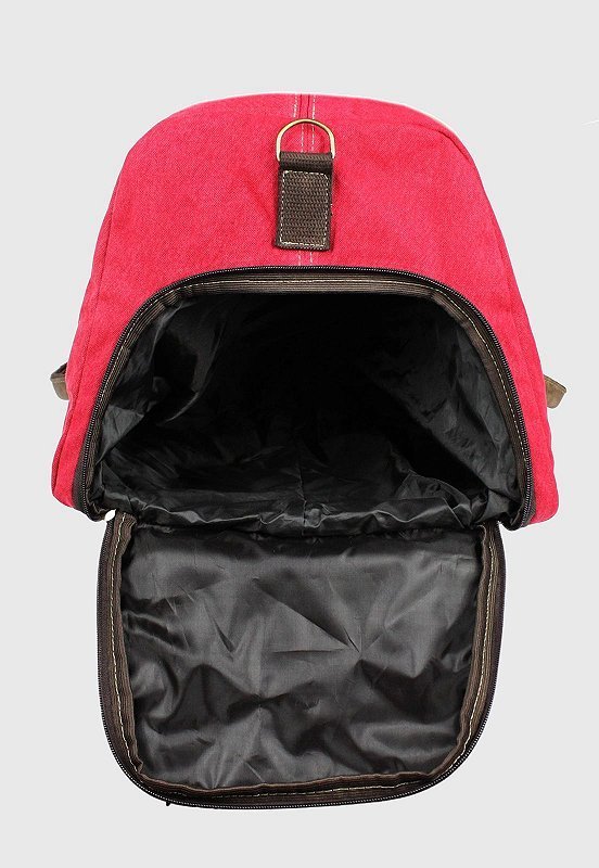 Bolsa De Mao Mala Transversal de Viagem Masculina Feminina Vermelha A014 Vermelho 5