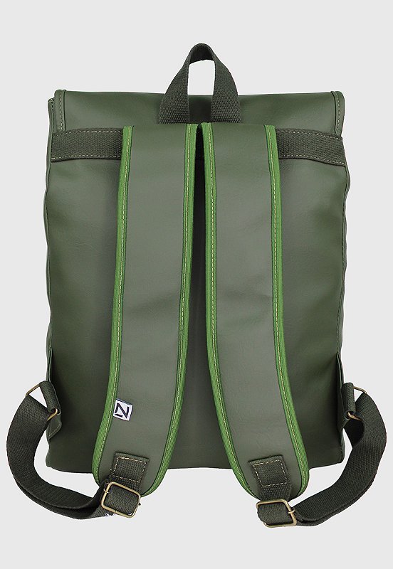 Lennas Mochila Executiva Vintage Material Sintetico Verde LE01 Verde 4