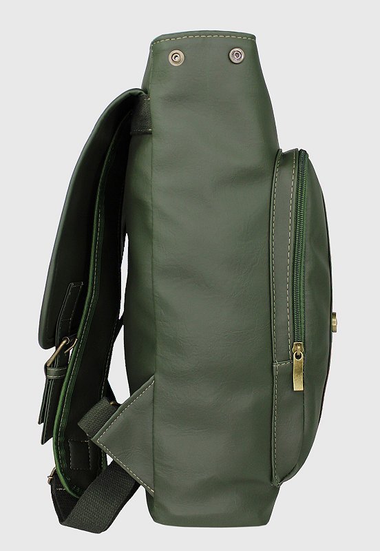 Lennas Mochila Executiva Vintage Material Sintetico Verde LE01 Verde 5