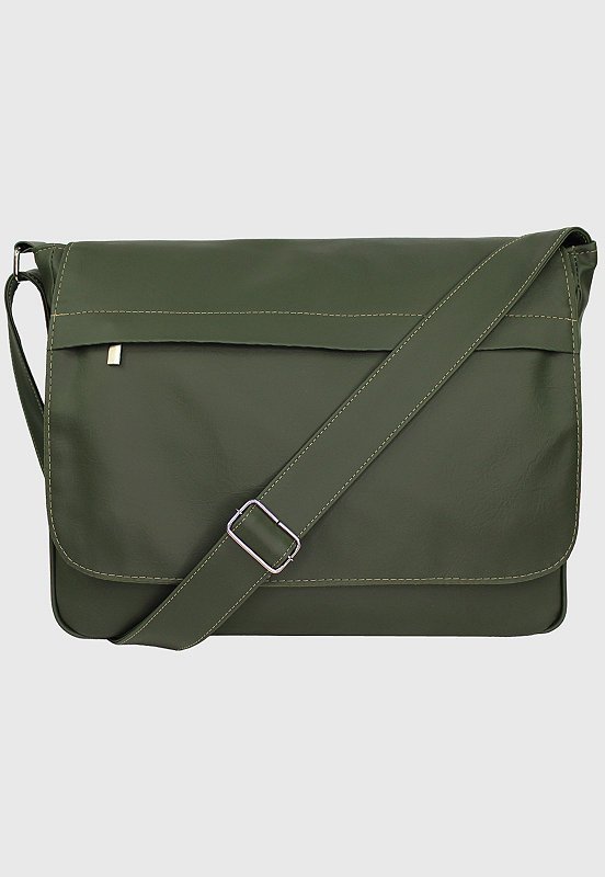 Lennas Pasta Carteiro Transversal Masculina Feminina Verde LE02 Verde 1