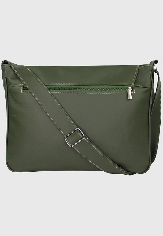 Lennas Pasta Carteiro Transversal Masculina Feminina Verde LE02 Verde 4