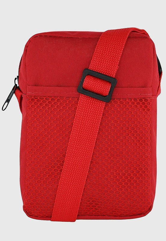 Lennas Shoulder Bag Bolsa Transversal Basica de Nylon Vermelha B065