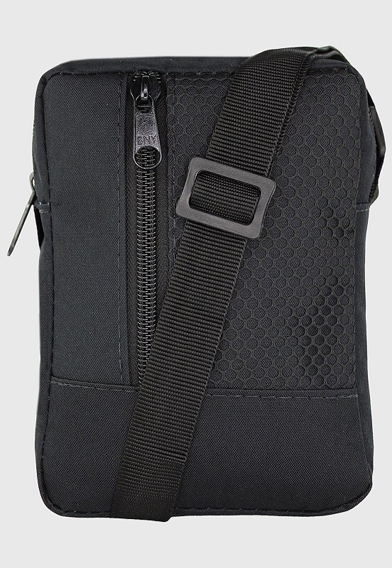Lennas Shoulder Bag Bolsa Transversal Basica de Nylon Preta B066 Preto 1