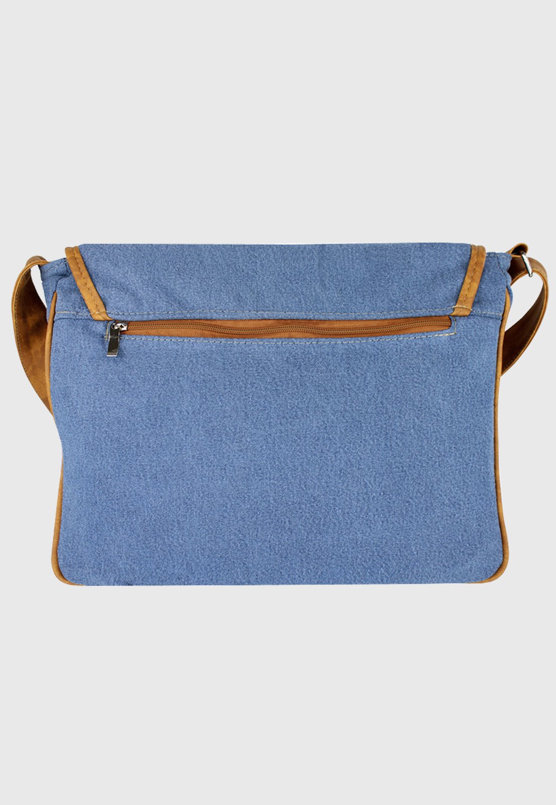 Pasta Carteiro Lennas Transversal Jeans Delave L073 Azul 3