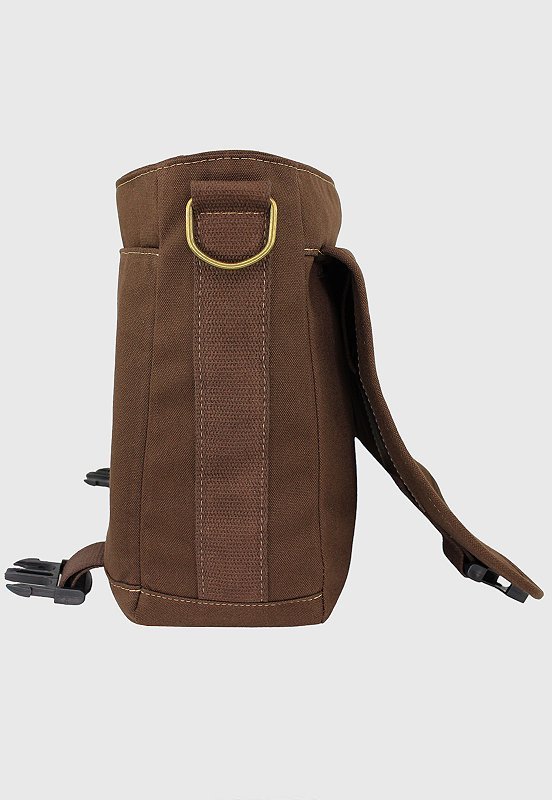 Bolsa Pasta Lennas Carteiro Transversal de Lona Marrrom LE09 Marrom 6