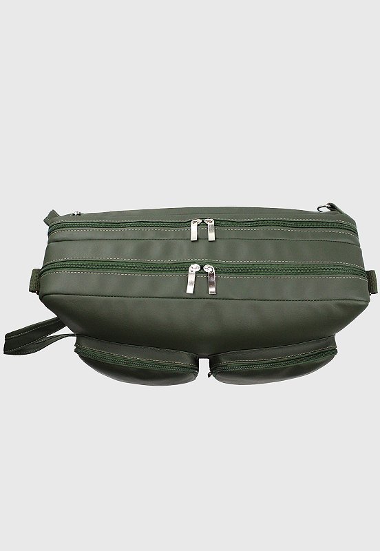Bolsa Mochila Pasta Transversal Executiva Material Sintetico Verde LE10 Verde 6