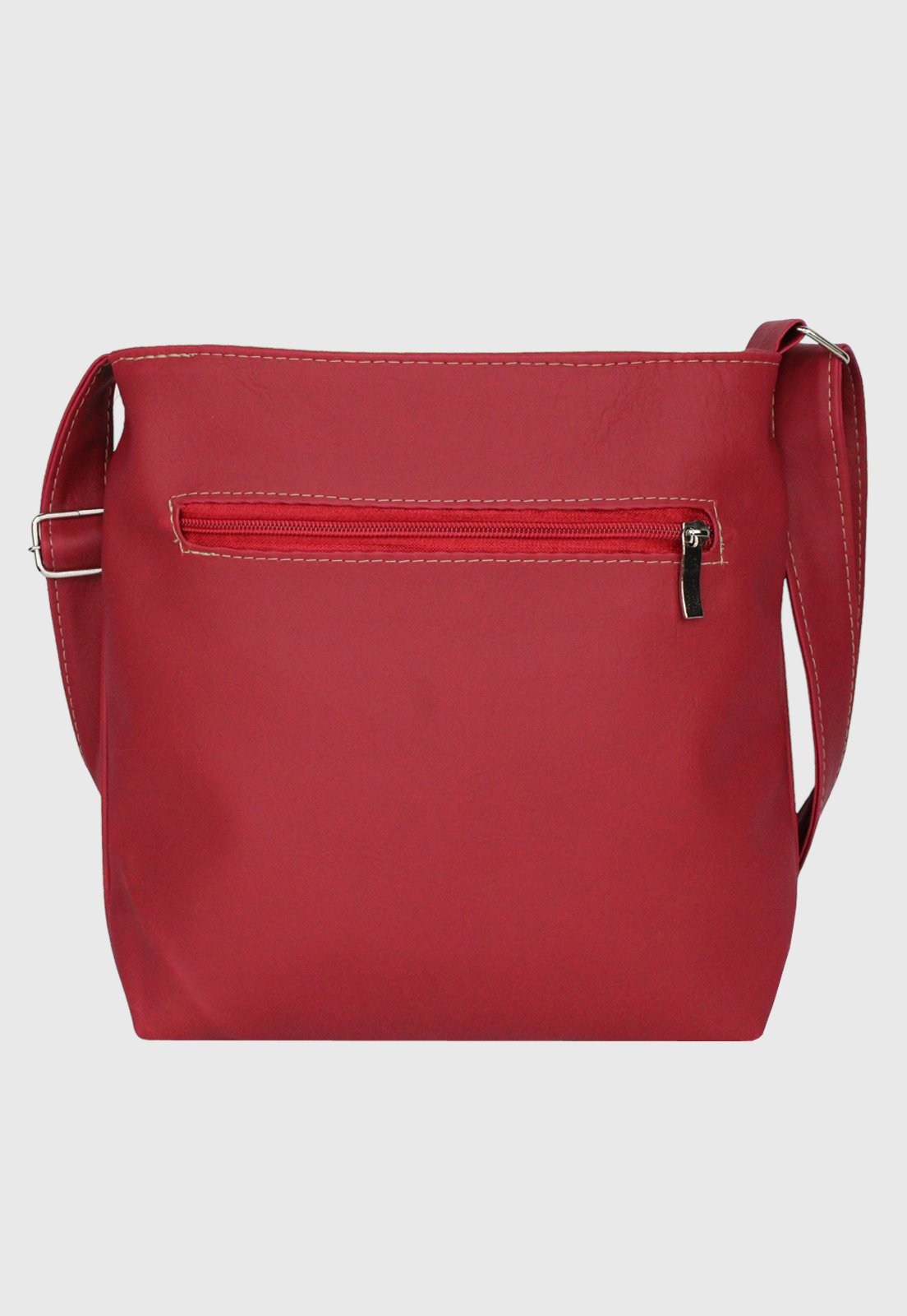 Lennas Bolsa Transversal Basica Material Sintetico Vermelha L007 Vermelho 3