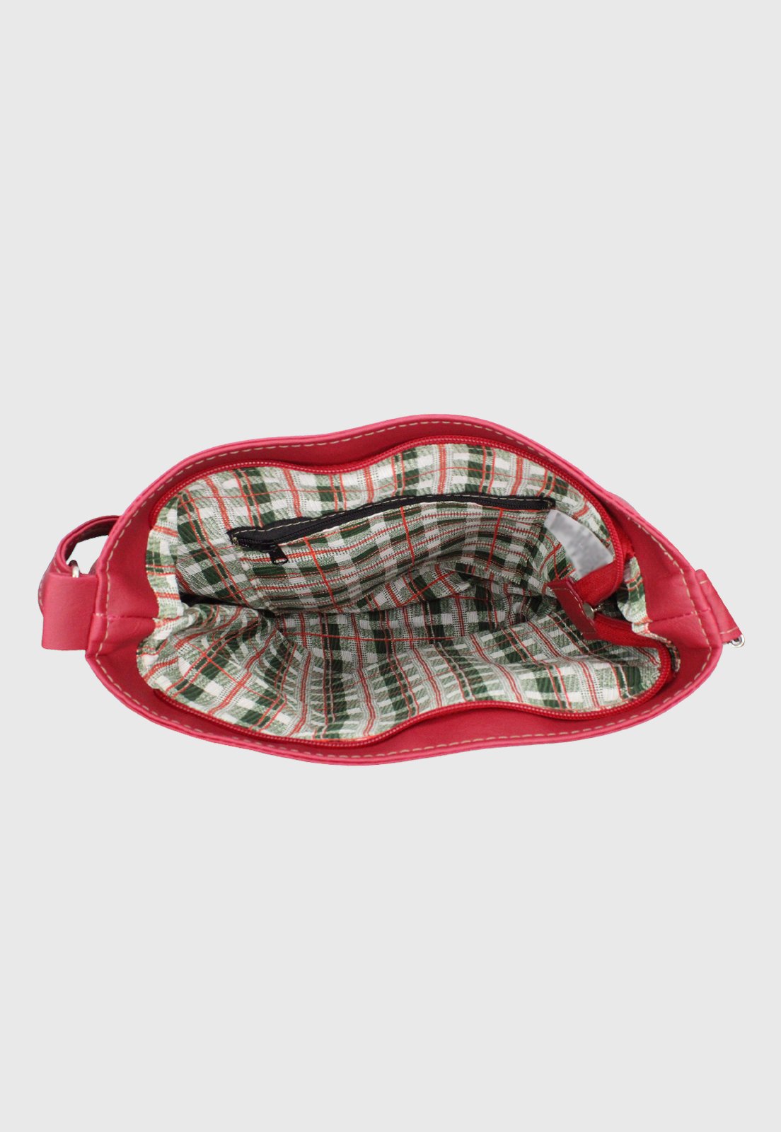 Lennas Bolsa Transversal Basica Material Sintetico Vermelha L007 Vermelho 4