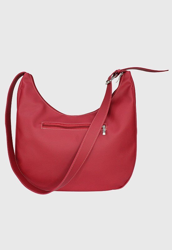 Hobo Bag Bolsa Transversal Tamanho Grande Casual Vermelha LE11 Vermelho 3