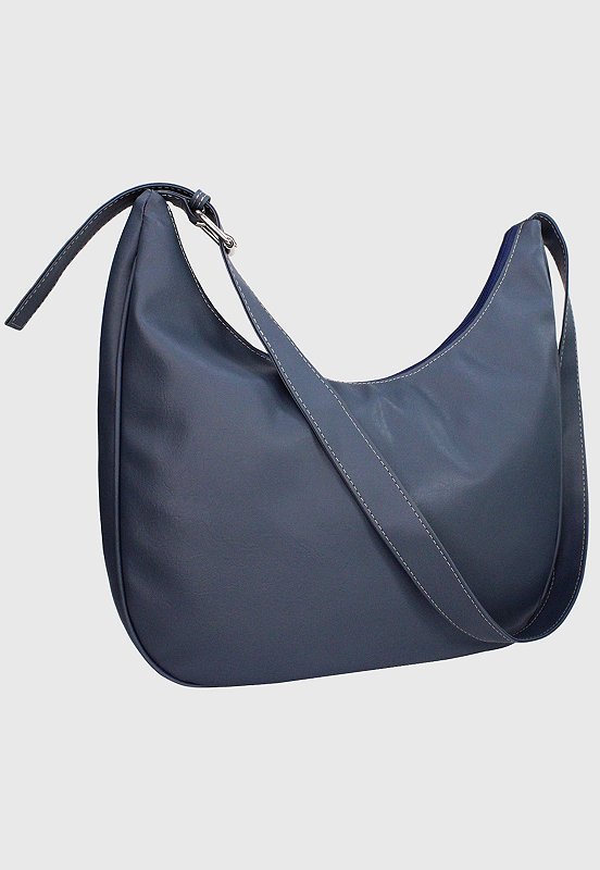 Hobo Bag Bolsa Transversal Tamanho Grande Casual Azul LE11 Azul 2