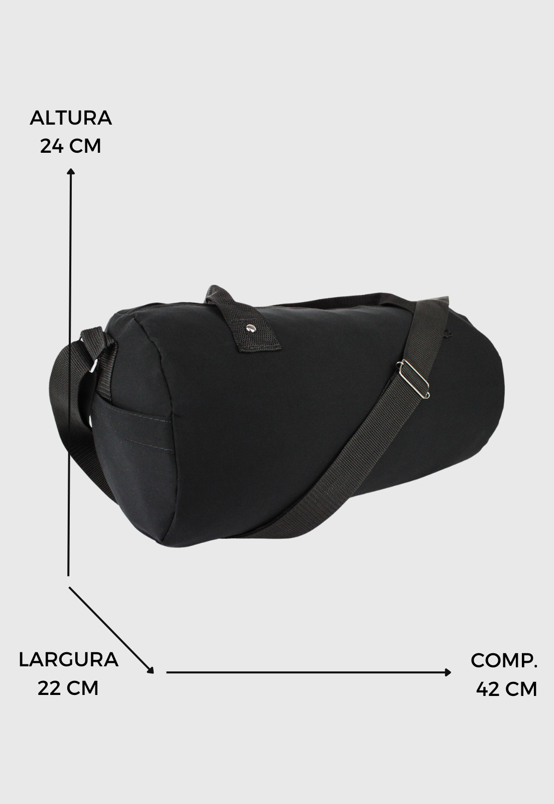 Lennas Mala de Mao Bolsa Transversal de Tamanho Medio Preta B043 Preto 2