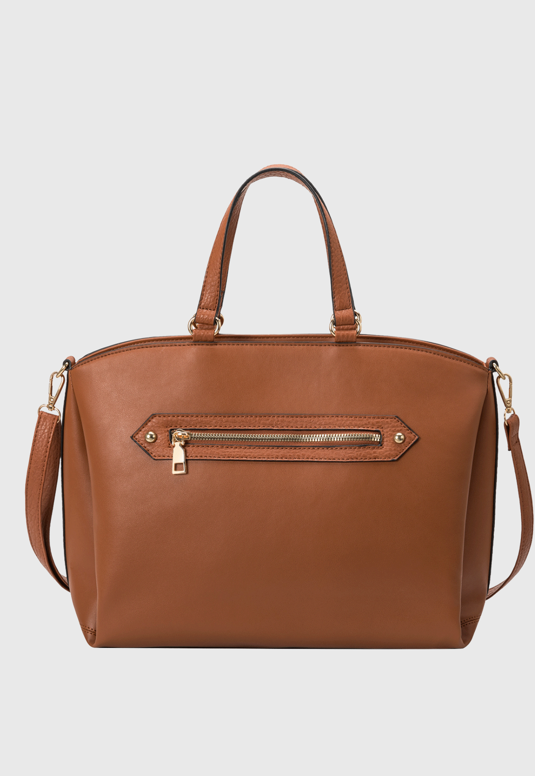 Bolsa Transversal e de Ombro Feminina Tote Bag Estilo Casual Caramelo B073