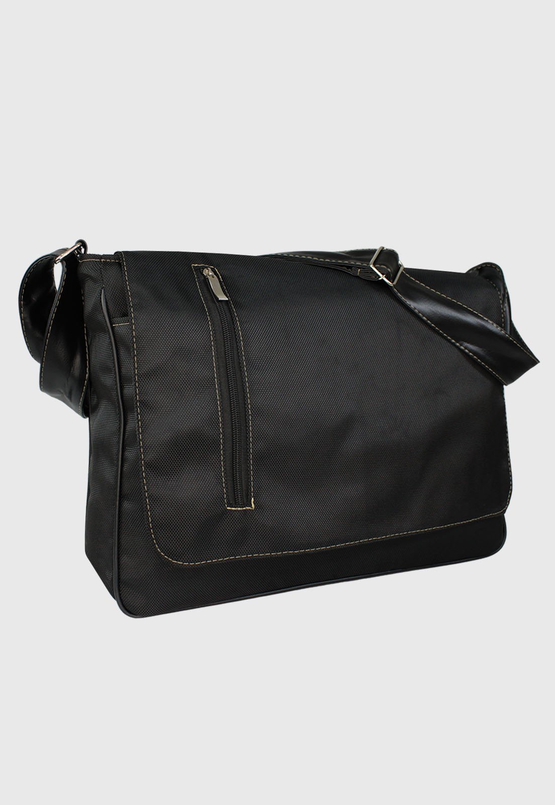 Lennas Pasta Carteiro de Nylon Preta A024